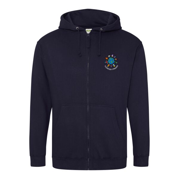 Thoresby Staff Zip-Hoodie With Name Thumbnail