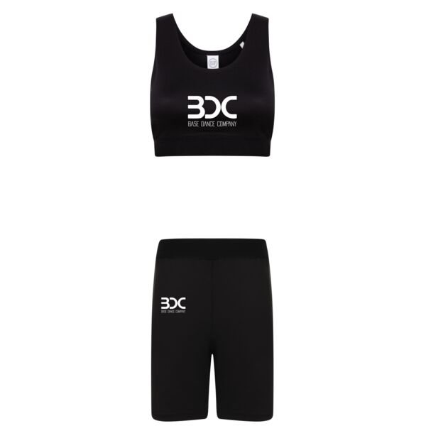 Base Dance Company Fashion Crop/Cycling Shorts Set Junior Thumbnail